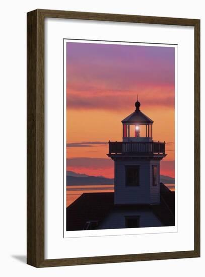 Patos Island Lighthouse IV-Donald Paulson-Framed Giclee Print