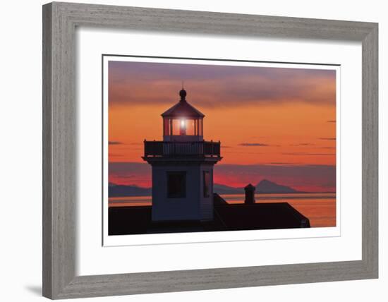 Patos Island Lighthouse V-Donald Paulson-Framed Giclee Print