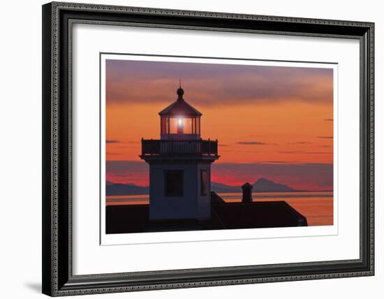 Patos Island Lighthouse V-Donald Paulson-Framed Giclee Print