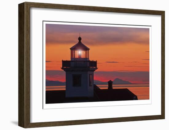 Patos Island Lighthouse V-Donald Paulson-Framed Giclee Print