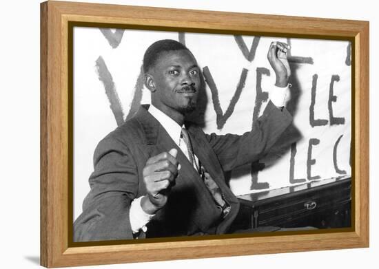 Patrice Lumumba-null-Framed Stretched Canvas