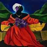 Marie Jeanne Lamartiniere at the Fort, 2021 (Acrylic on Canvas)-Patricia Brintle-Framed Giclee Print