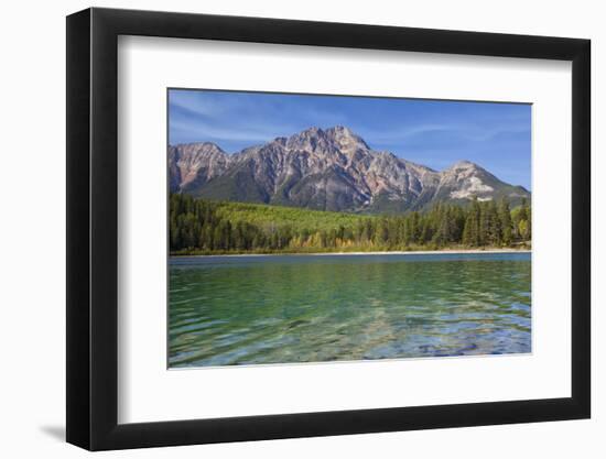 Patricia Lake and Pyramid Mountain, Jasper NP, Alberta, Canada.-Don Paulson-Framed Photographic Print