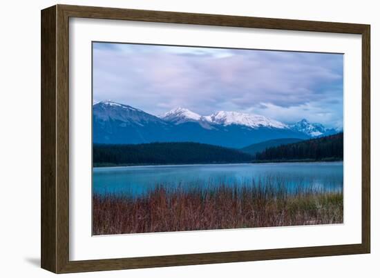 Patricia Lake, Whistlers Peak, Canadian Rocky Mountains-Sonja Jordan-Framed Photographic Print