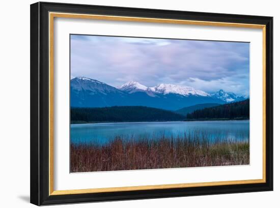 Patricia Lake, Whistlers Peak, Canadian Rocky Mountains-Sonja Jordan-Framed Photographic Print