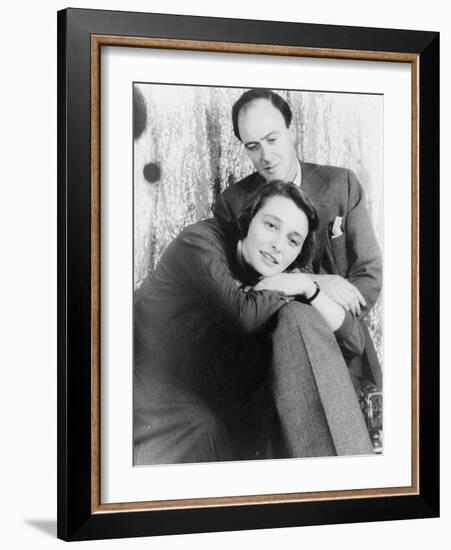 Patricia Neal with Roald Dahl, 1954-Carl Van Vechten-Framed Photographic Print