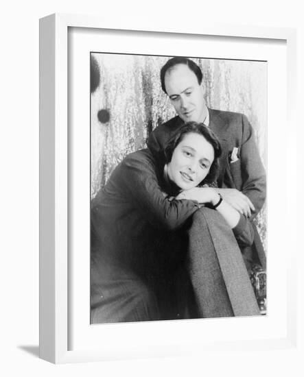 Patricia Neal with Roald Dahl, 1954-Carl Van Vechten-Framed Photographic Print