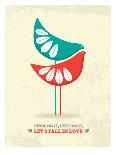 Spring Geometry Poster-Patricia Pino-Mounted Art Print