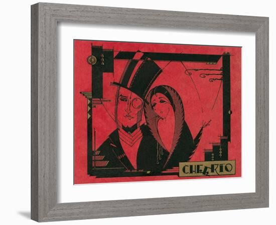 Patrician Couple for Other Era, Cheerio-null-Framed Art Print