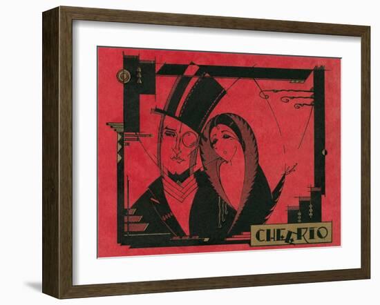 Patrician Couple for Other Era, Cheerio-null-Framed Art Print