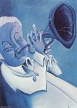 Blue Jazzman III-Patrick Daughton-Art Print