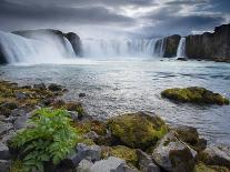Godafoss Waterfall (Fall of the Gods), Between Akureyri and Myvatn, (Nordurland), Iceland-Patrick Dieudonne-Photographic Print
