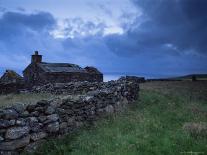 Thatched House, Berneray, North Uist, Outer Hebrides, Scotland, United Kingdom, Europe-Patrick Dieudonne-Photographic Print