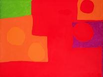 Two Vermillions, Green and Purple in Red: March 1965-Patrick Heron-Framed Premier Image Canvas
