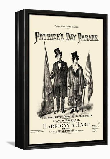 Patrick's Day Parade-null-Framed Stretched Canvas