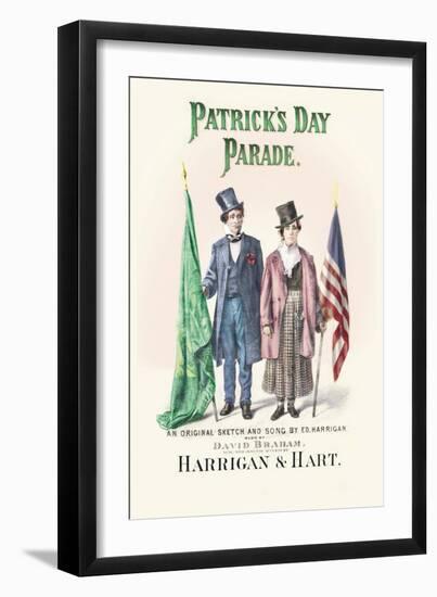 Patrick's Day Parade-null-Framed Art Print