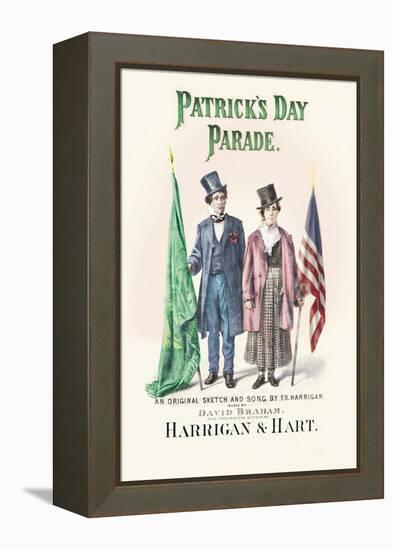 Patrick's Day Parade-null-Framed Stretched Canvas