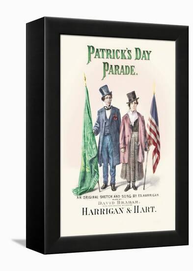 Patrick's Day Parade-null-Framed Stretched Canvas