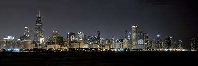 Chicago Blackhawks Skyline-Patrick Warneka-Photographic Print