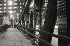 Chicago Bridge Over River-Patrick Warneka-Photographic Print