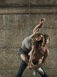 Man and Woman Dancing Together-Patrik Giardino-Photographic Print