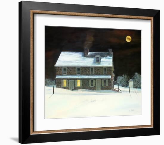 Patriot Moon-Jerry Cable-Framed Art Print