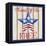 Patriotic Barn Star I-Paul Brent-Framed Stretched Canvas