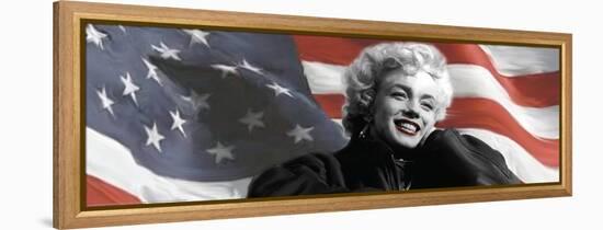 Patriotic Blonde Detail-Robert Everson-Framed Stretched Canvas
