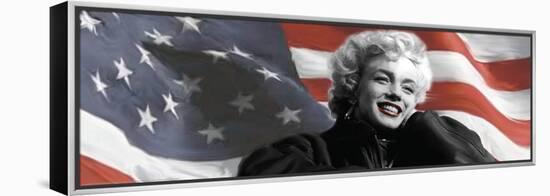 Patriotic Blonde Detail-Robert Everson-Framed Stretched Canvas