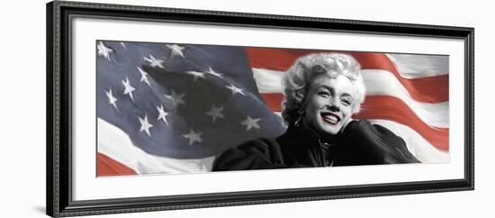 Patriotic Blonde Detail-Robert Everson-Framed Art Print