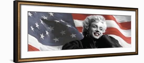 Patriotic Blonde Detail-Robert Everson-Framed Art Print