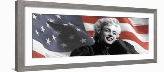 Patriotic Blonde Detail-Robert Everson-Framed Art Print