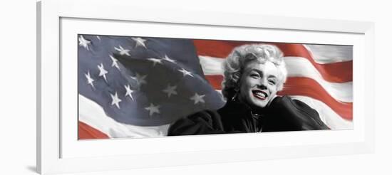 Patriotic Blonde Detail-Robert Everson-Framed Art Print