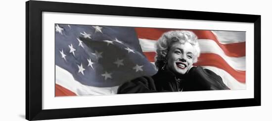 Patriotic Blonde Detail-Robert Everson-Framed Art Print