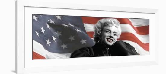 Patriotic Blonde Detail-Robert Everson-Framed Art Print