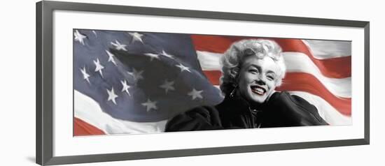 Patriotic Blonde Detail-Robert Everson-Framed Art Print