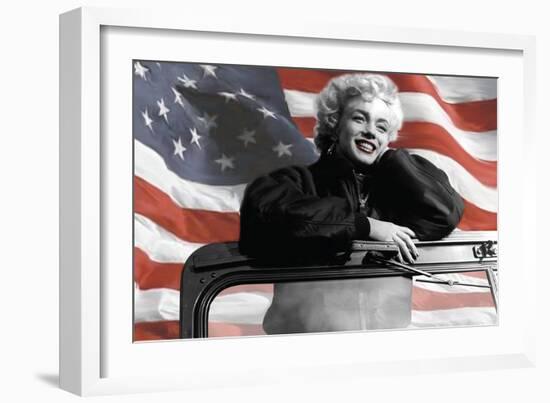 Patriotic Blonde-Robert Everson-Framed Art Print