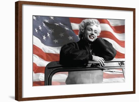 Patriotic Blonde-Robert Everson-Framed Art Print