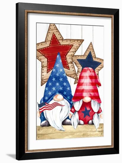 Patriotic Gnomes-Kimberly Allen-Framed Art Print