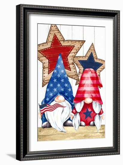 Patriotic Gnomes-Kimberly Allen-Framed Art Print