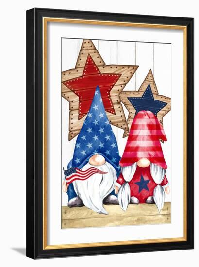 Patriotic Gnomes-Kimberly Allen-Framed Art Print