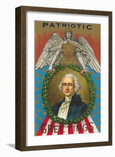 Patriotic Greetings, Washington-null-Framed Premium Giclee Print