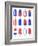 Patriotic Popsicles-Anna Quach-Framed Art Print