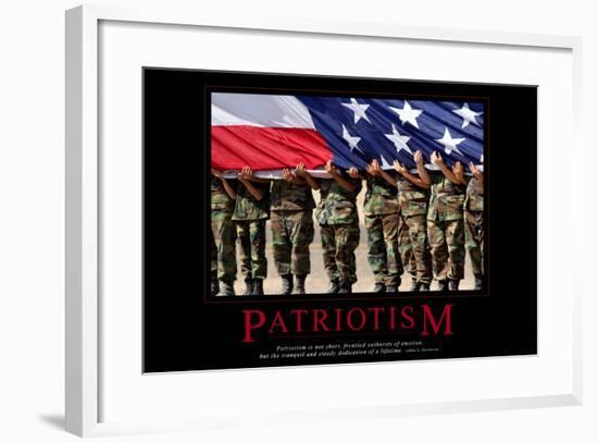 Patriotism-null-Framed Art Print