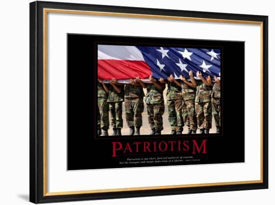 Patriotism-null-Framed Art Print