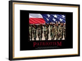 Patriotism-null-Framed Art Print