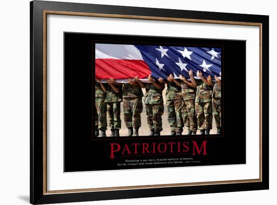 Patriotism-null-Framed Art Print