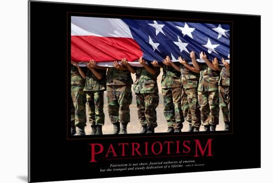 Patriotism-null-Mounted Art Print
