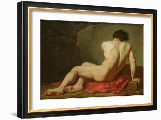 Patrocles-Jacques-Louis David-Framed Giclee Print