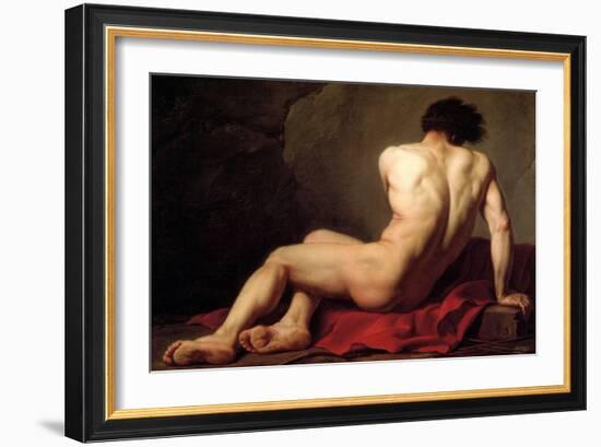 Patroclus-Jacques-Louis David-Framed Art Print